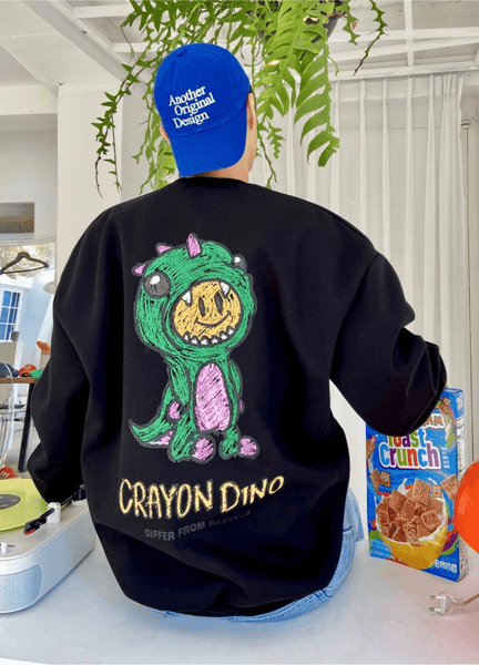 CRAYON DINO SWEATSHIRT ( 2 COLORS ) – OnYou