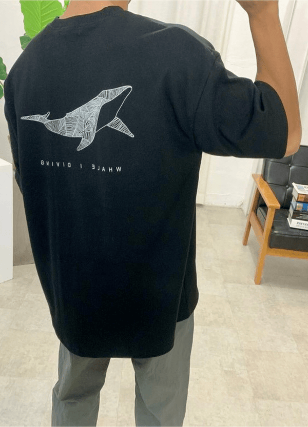 NEW WHALE T-SHIRTS ( 2 COLORS )