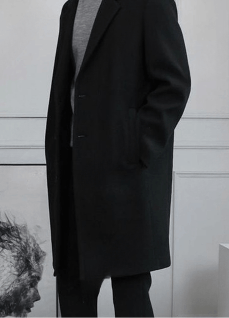 F/W WOOL SINGLE COAT ( 2 COLORS )