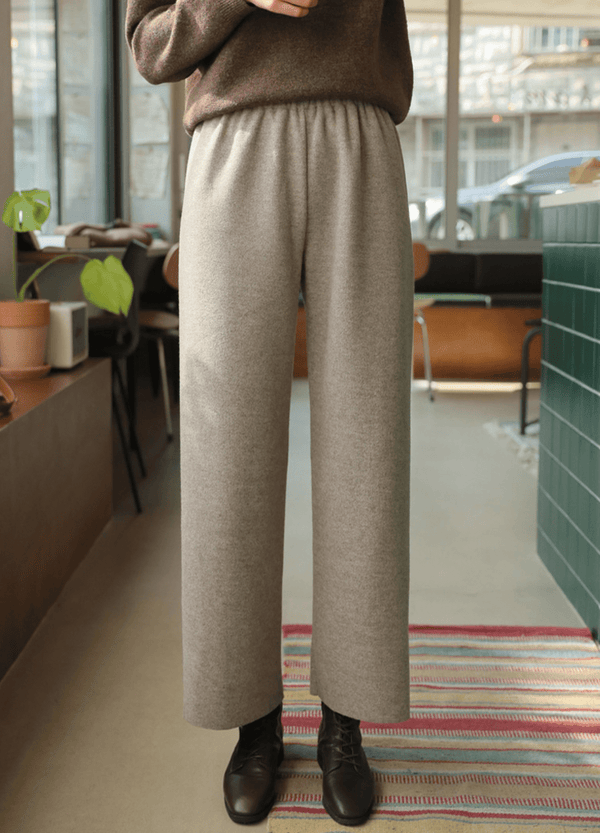 CORDUORY FLEECED BANDING PANTS ( 3 COLORS )