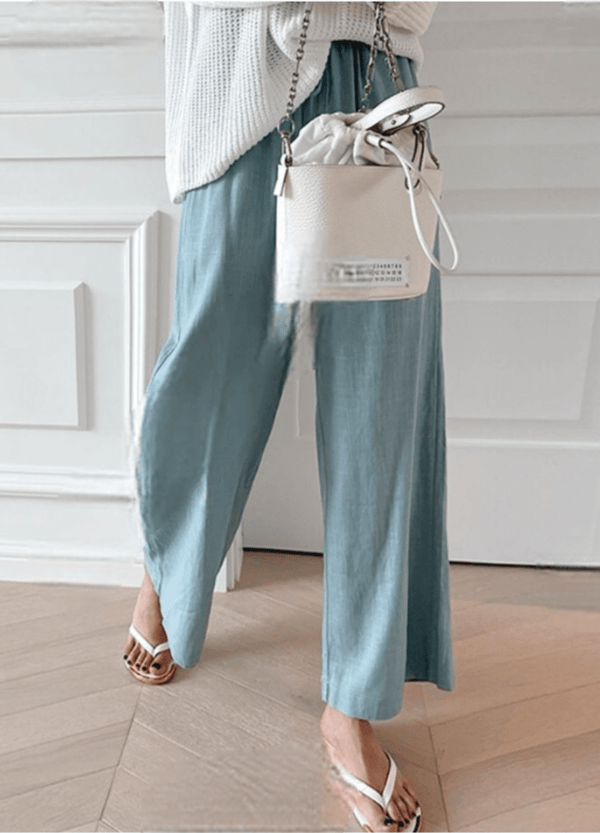 NEW LINEN BANDING PANTS ( 4 COLORS )