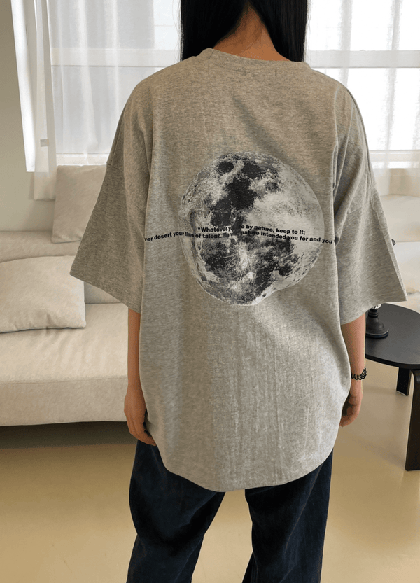 FULL MOON OVERSIZED T-SHIRTS ( 2 COLORS )