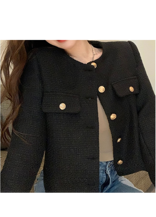 TWEED DOUBLE POCKET JACKET ( 2 COLORS )