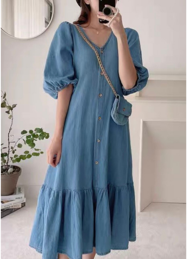 COMFY DENIM DRESS