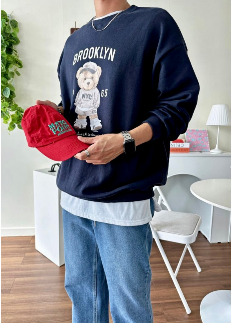 BKLYN BEAR SWEATSHIRT