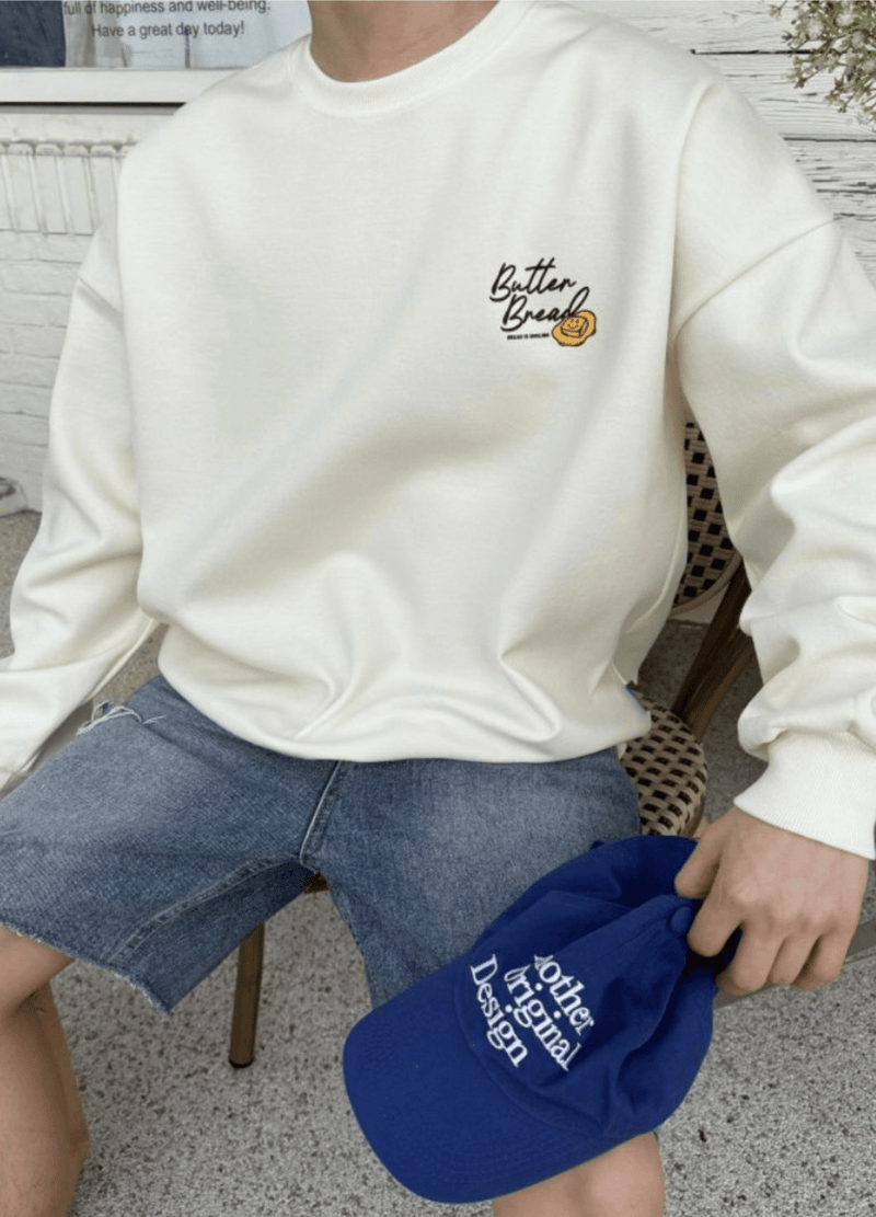 BUTTER & BREAD SWEATSHIRT ( 2 COLORS )