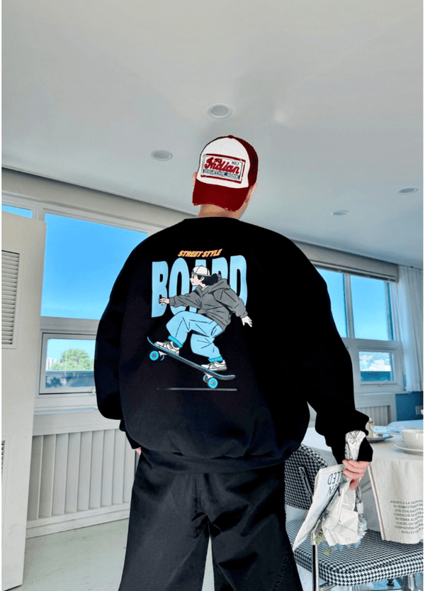 BOARD SWEATSHIRTS ( 2 COLORS )