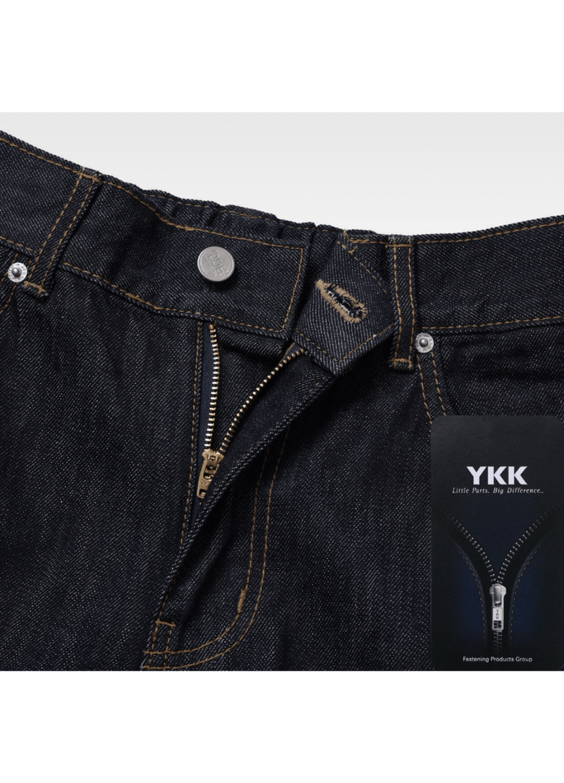 ELASTIC BAND NON FADE RAW DENIM