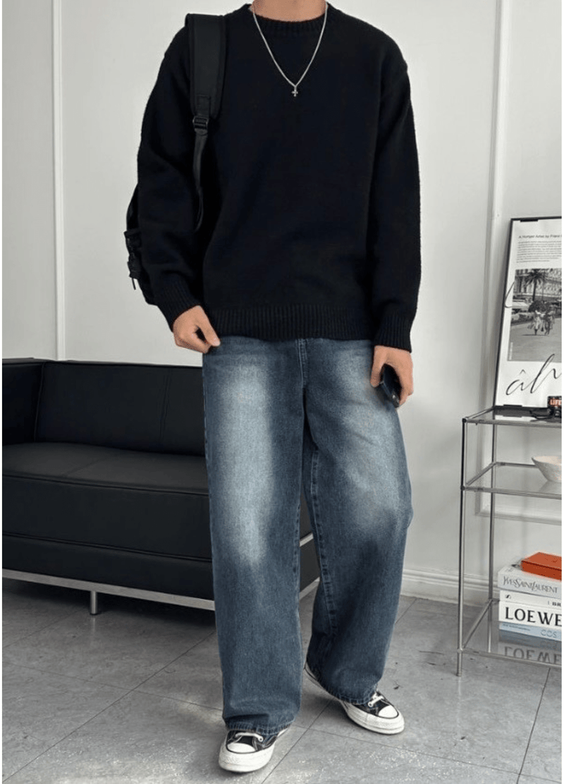 SOFT WOOL BLEND KNIT ( 4 COLORS )