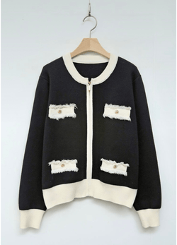 DAILY ZIP-UP CARDIGAN ( 2 COLORS )