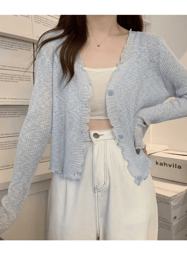 STRING SUMMER CARDIGAN ( 3 COLORS )