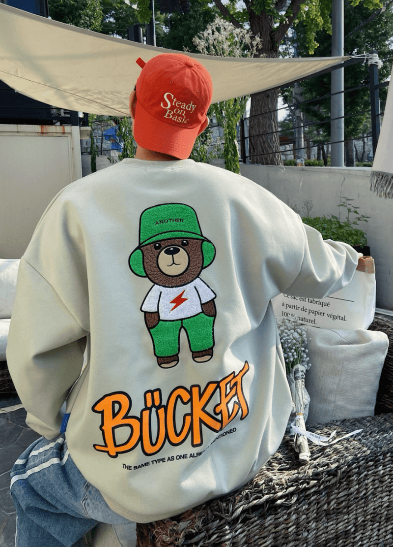 BUCKET OVERSIZED SWEATSHIRT ( 2 COLORS )