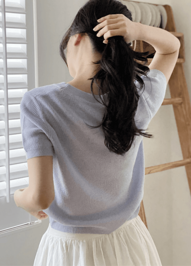 LINEN RIBBON KNIT