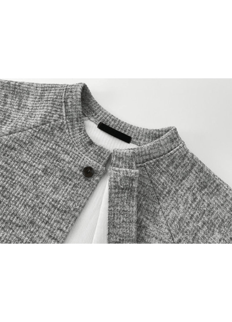 SINGLE BUTTON CARDIGAN ( 3 COLORS )