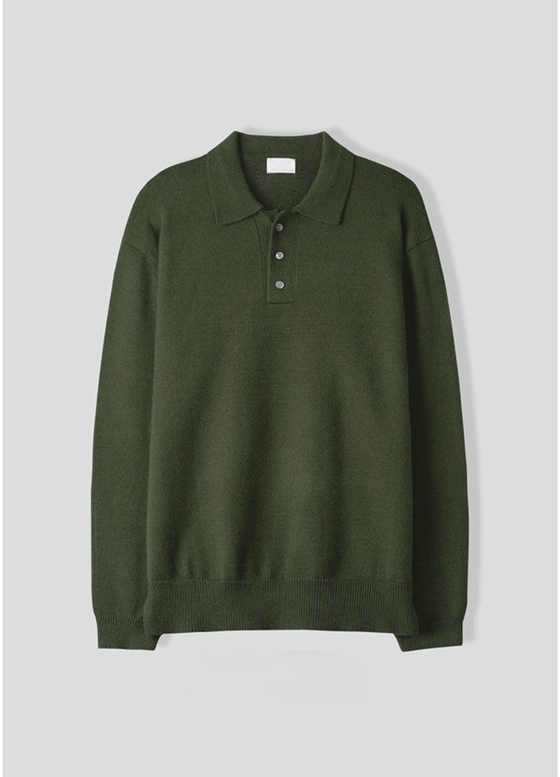 BASIC COLLAR KNIT ( 4 COLORS )