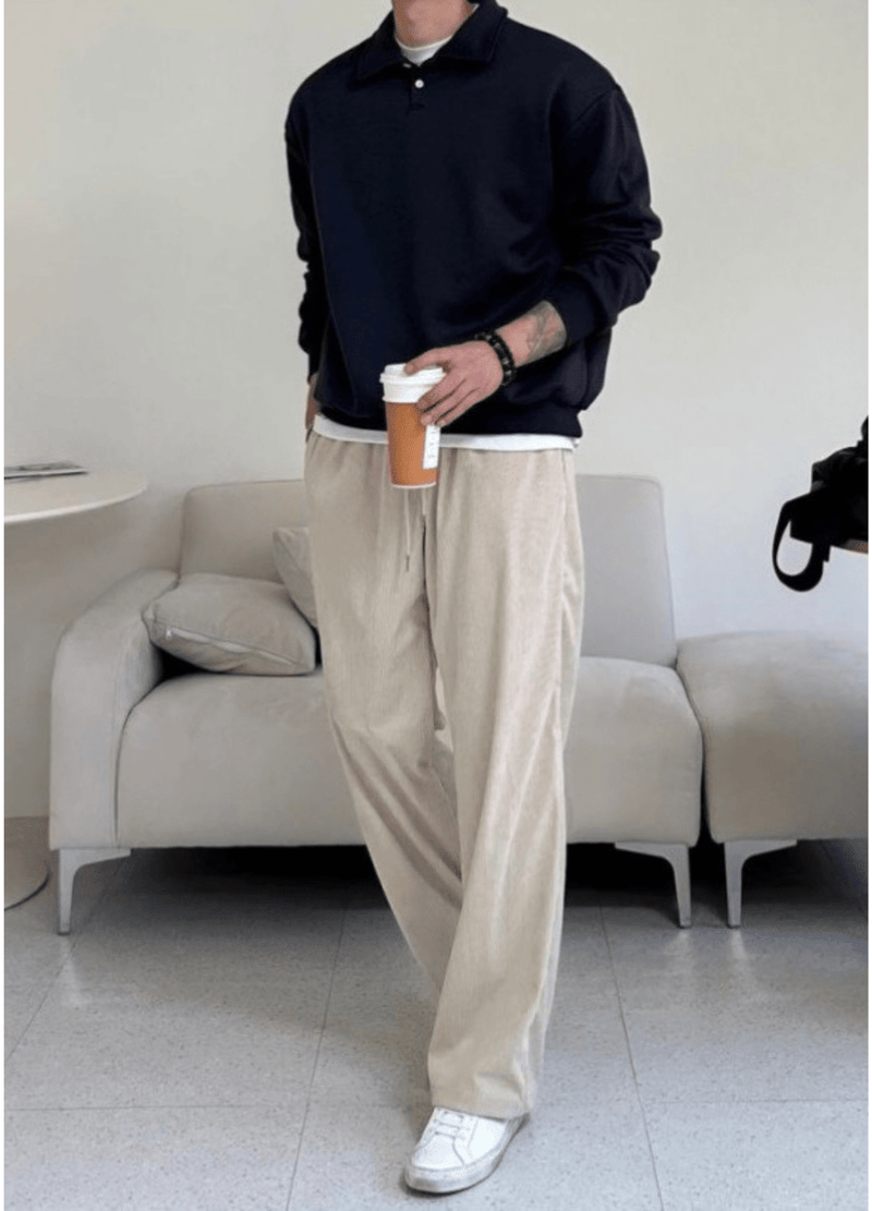 FLEECE-LINED COLLAR SHIRTS ( 3 COLORS )