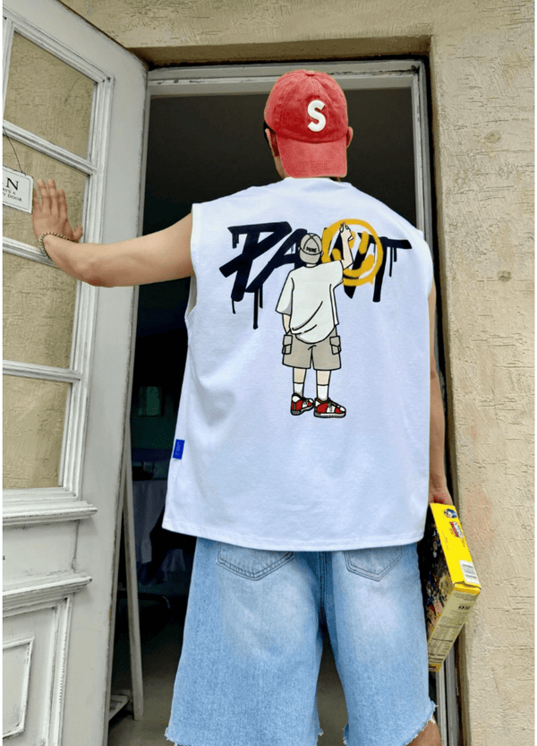 PAINT SLEEVELESS ( 2 COLORS )