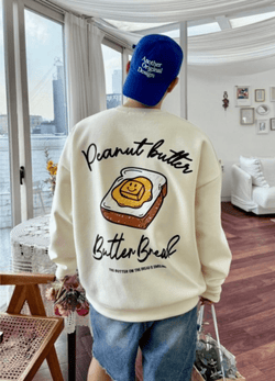 BUTTER & BREAD SWEATSHIRT ( 2 COLORS )