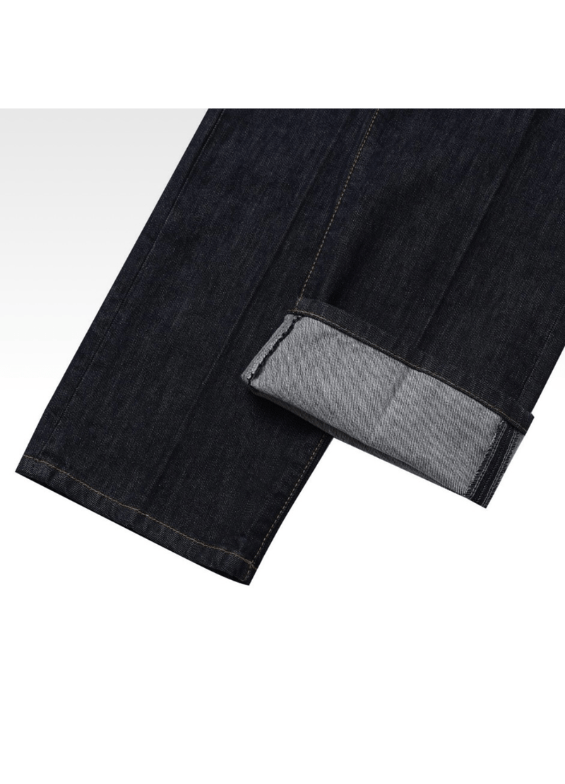 ELASTIC BAND NON FADE RAW DENIM