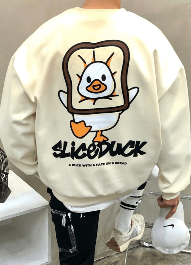 DUCK SWEATSHIRT ( 2 COLORS )