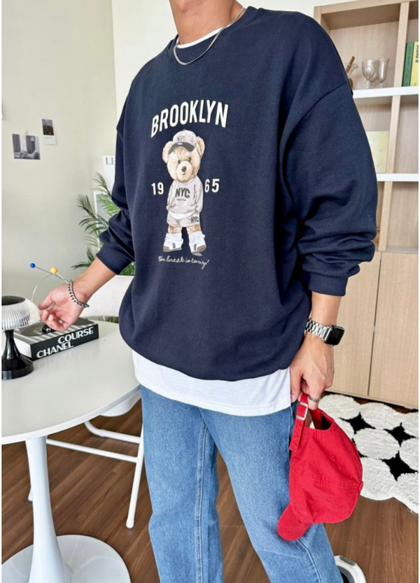 BKLYN BEAR SWEATSHIRT