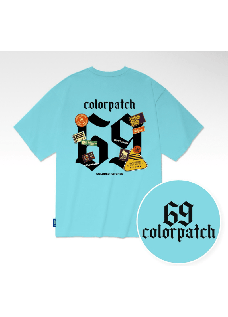 COLOR PATCH T-SHIRTS ( 3 COLORS )