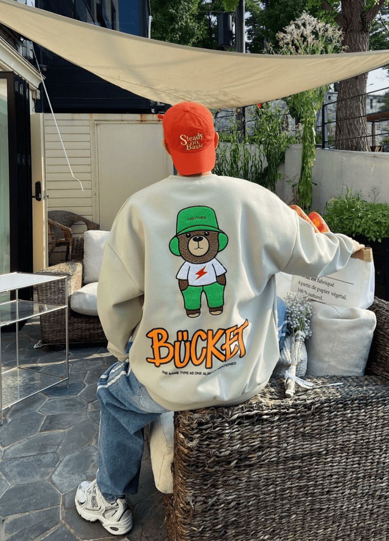 BUCKET OVERSIZED SWEATSHIRT ( 2 COLORS )