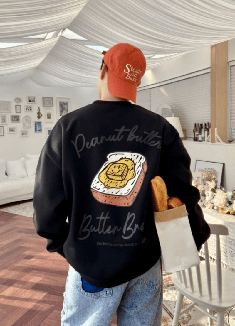 BUTTER & BREAD SWEATSHIRT ( 2 COLORS )