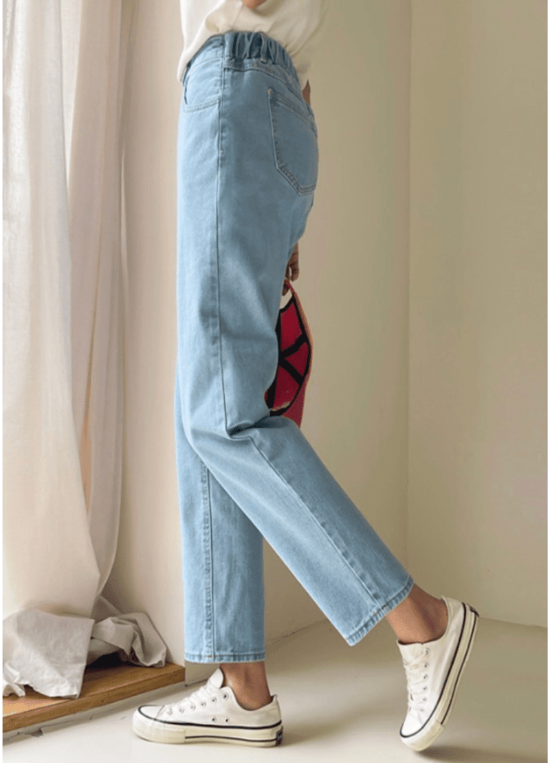 HALF BANDING DENIM ( 2 COLORS )