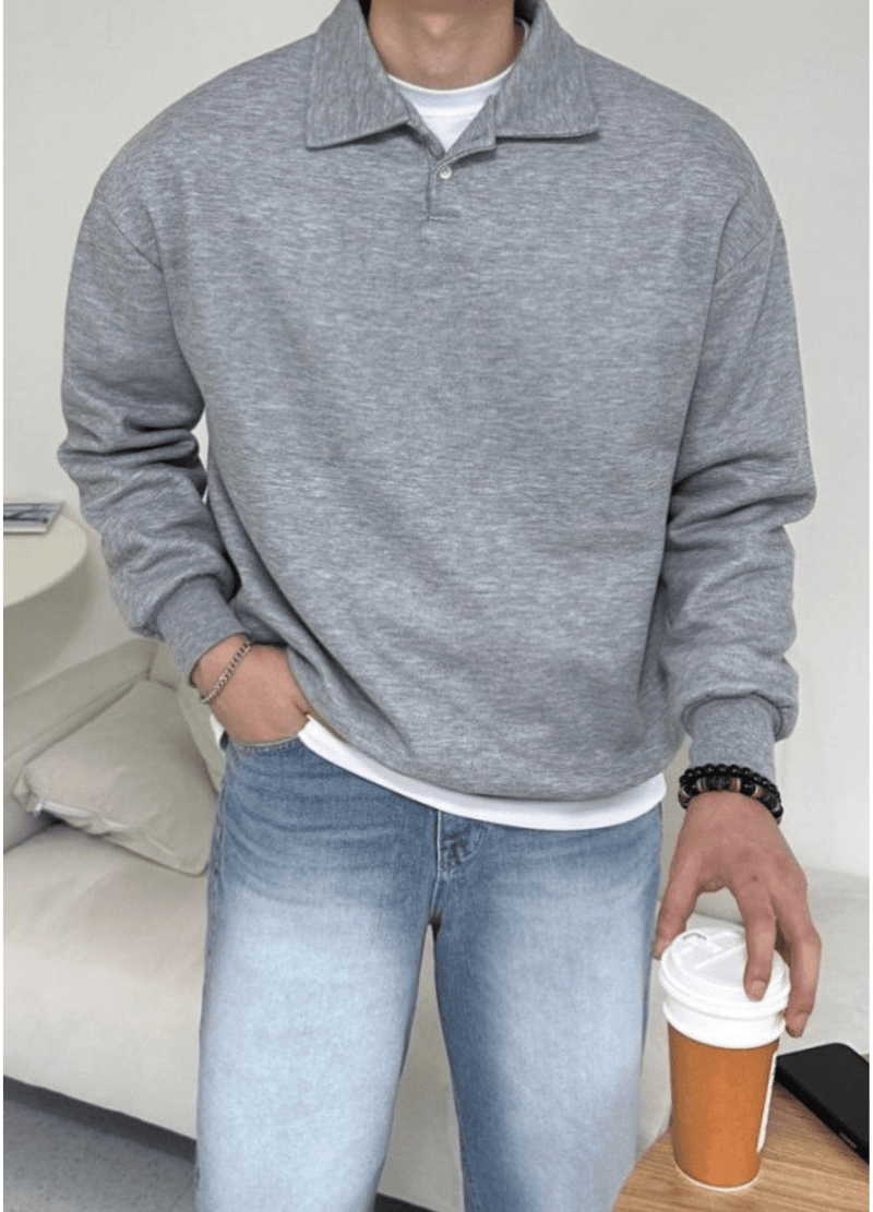 FLEECE-LINED COLLAR SHIRTS ( 3 COLORS )