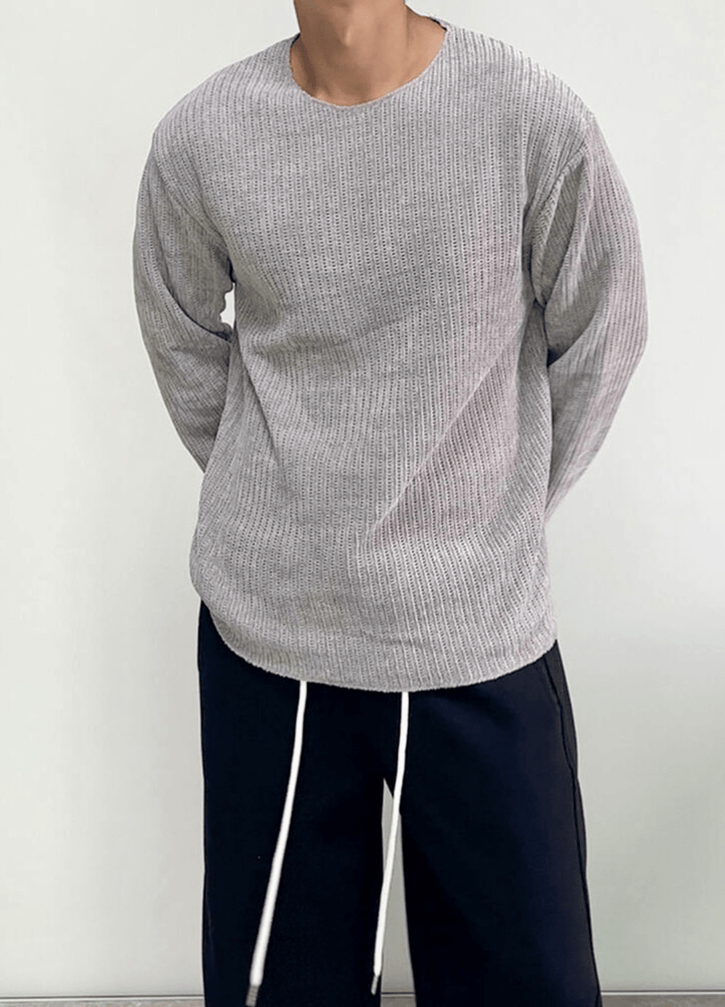 LIGHT WEIGHT WOVEN KNIT ( 2 COLORS )