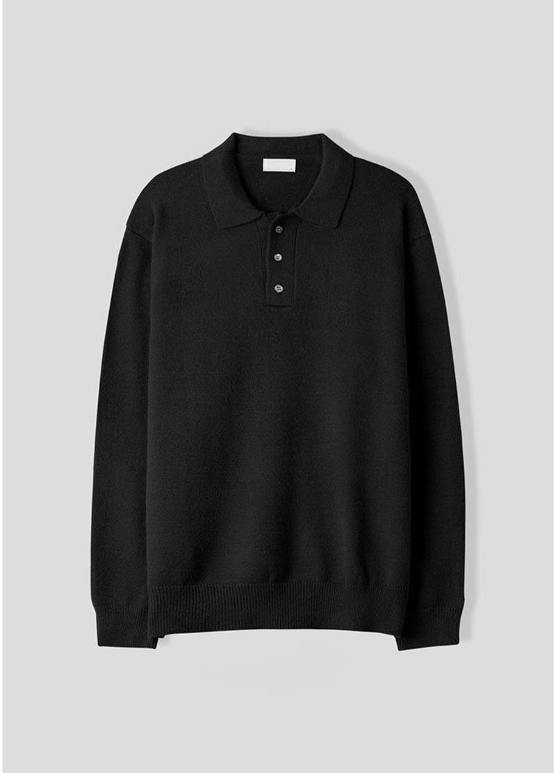 BASIC COLLAR KNIT ( 4 COLORS )