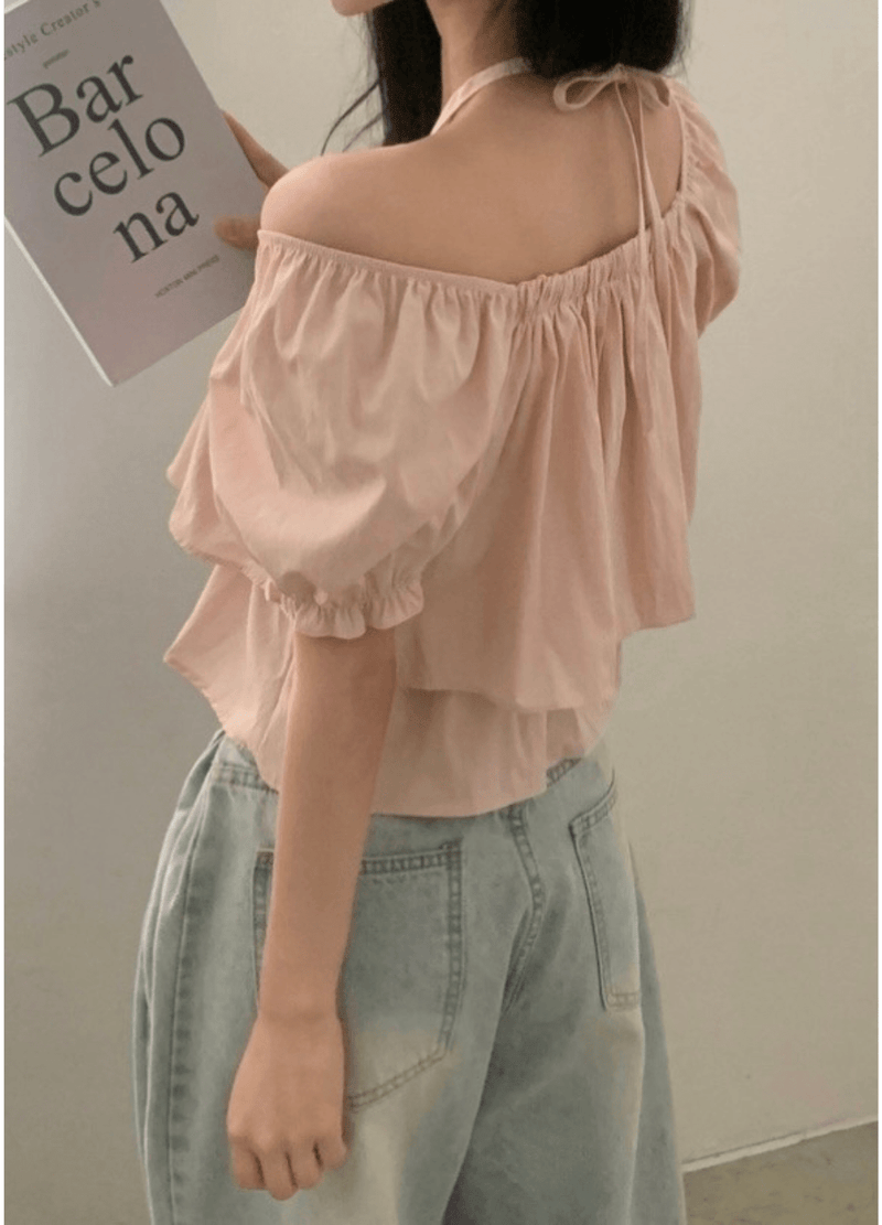 DOUBLE LAYERED SHOR BLOUSE ( 3 COLORS )