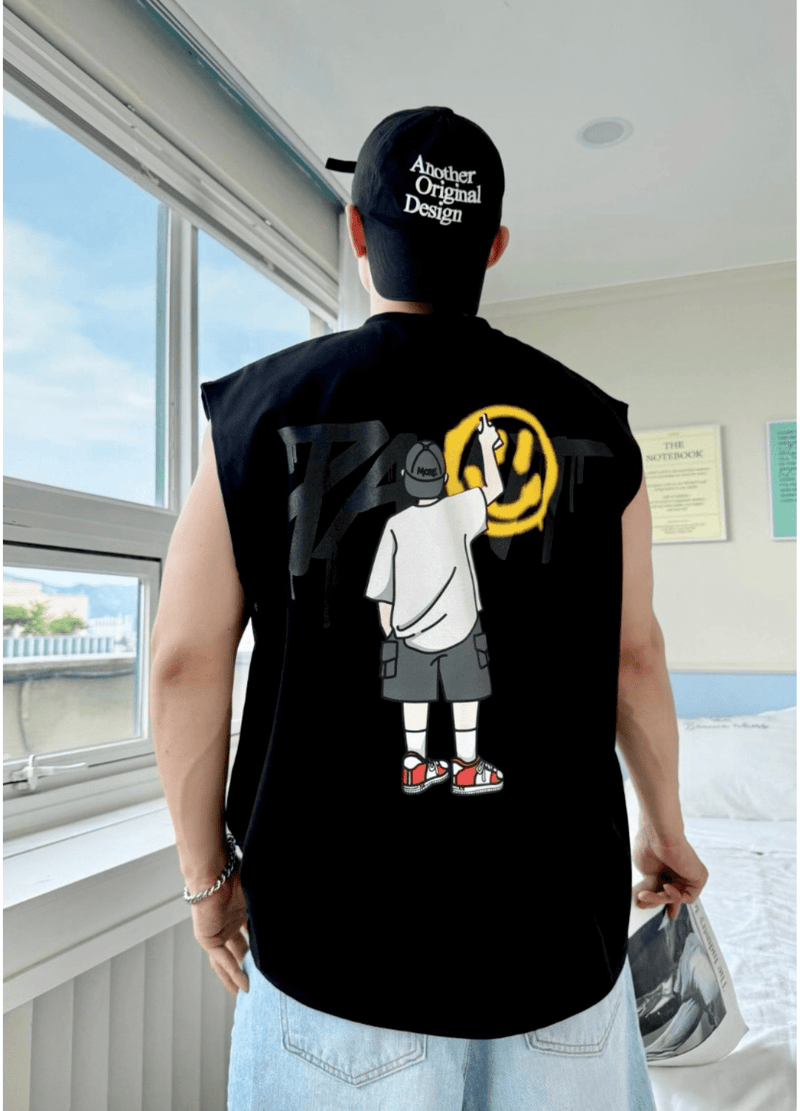 PAINT SLEEVELESS ( 2 COLORS )