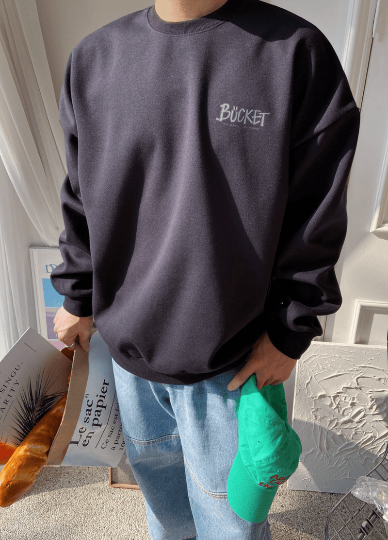 BUCKET OVERSIZED SWEATSHIRT ( 2 COLORS )