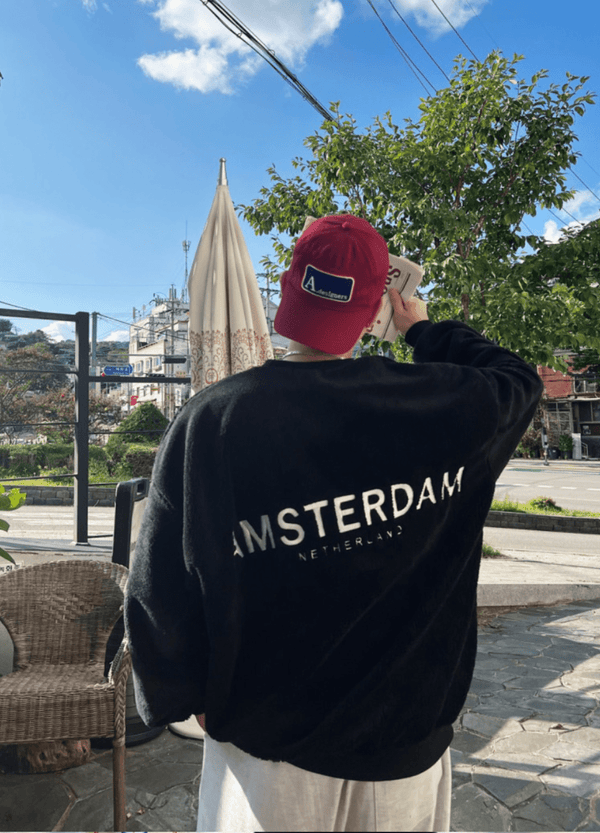 AMSTERDAM FLEECED SWEATSHIRTS ( 2 COLORS )