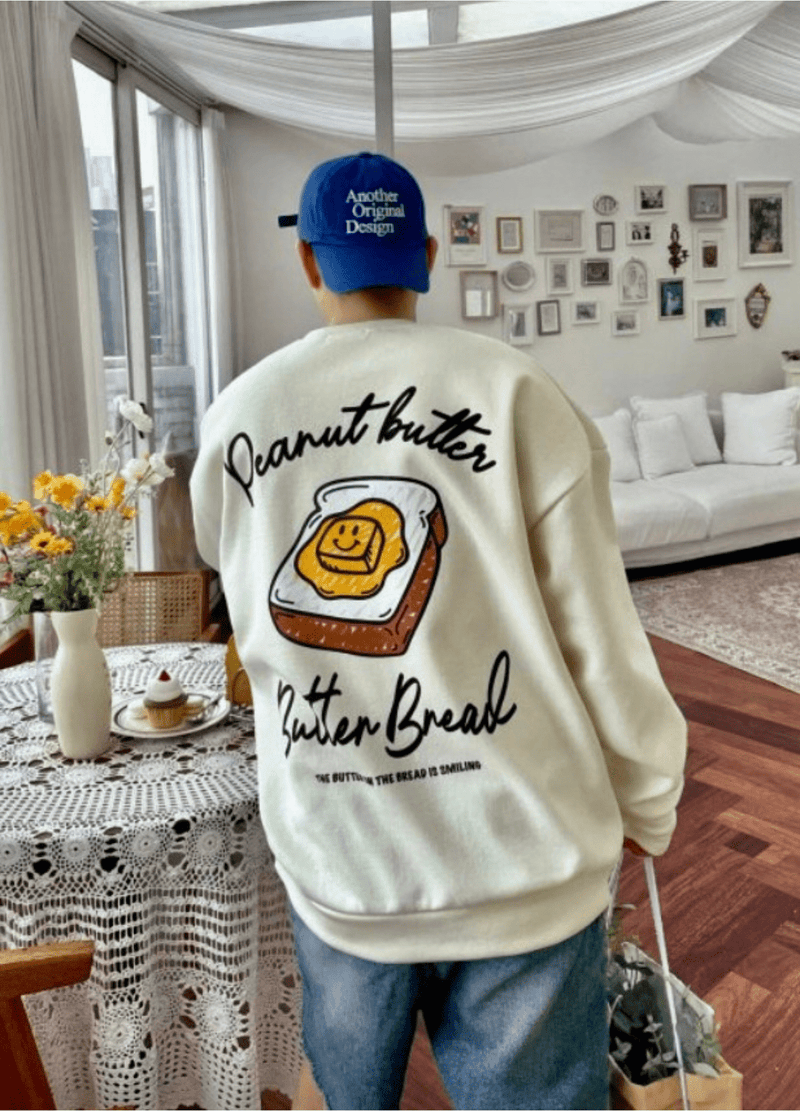 BUTTER & BREAD SWEATSHIRT ( 2 COLORS )