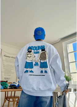 TURN AROUND SWEATSHIRTS ( 2 COLORS )