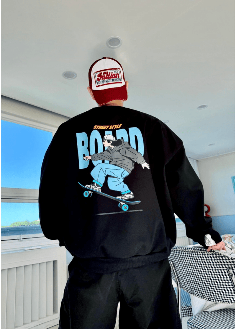 BOARD SWEATSHIRTS ( 2 COLORS )