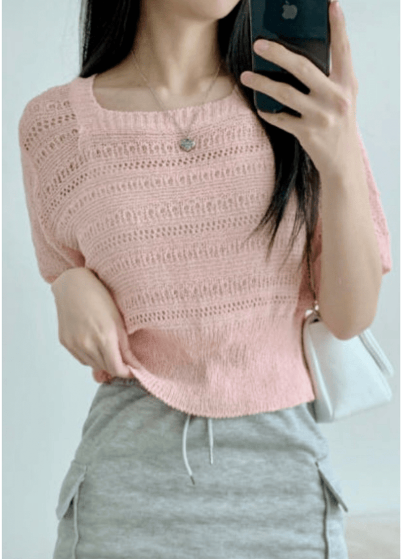 SUMMER SCASI BOUCLE KNIT ( 3 COLORS )