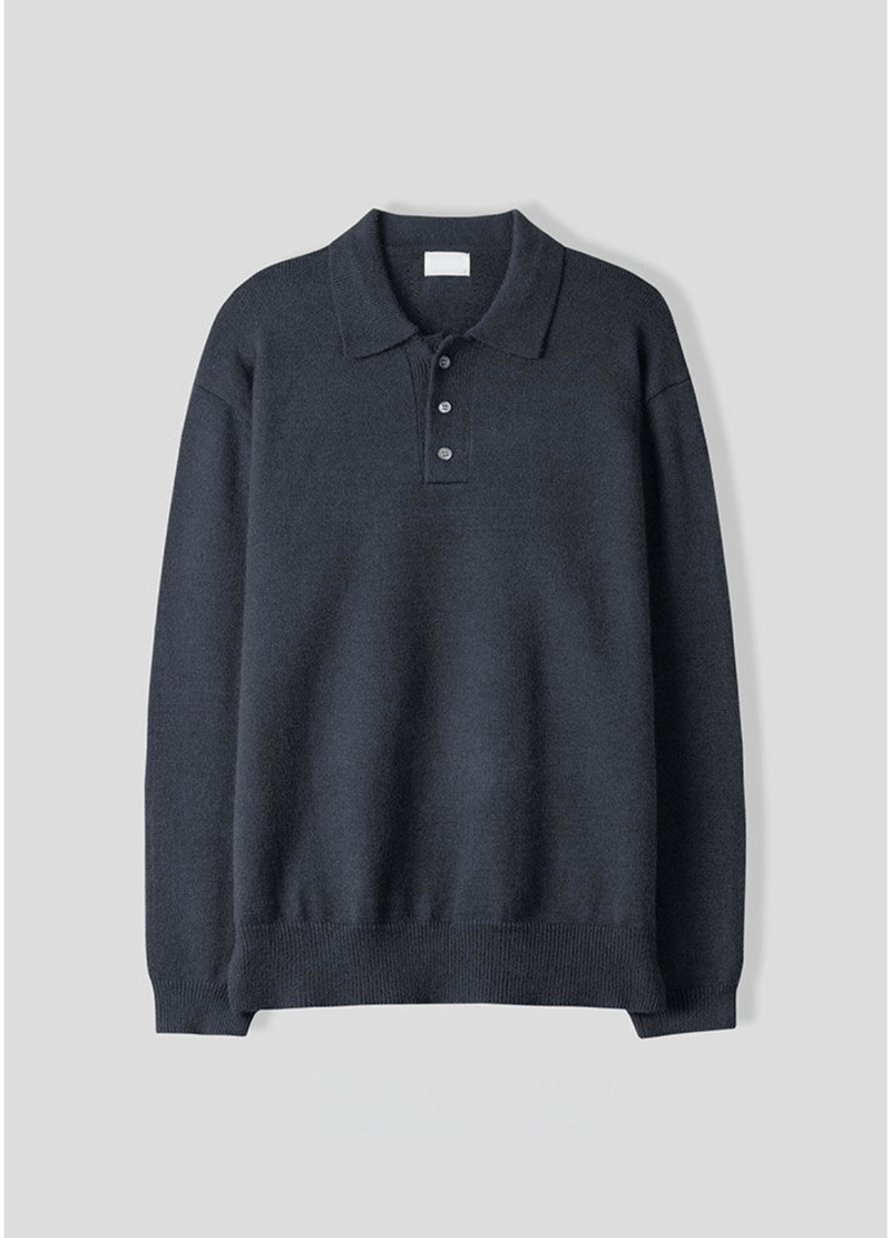 BASIC COLLAR KNIT ( 4 COLORS )