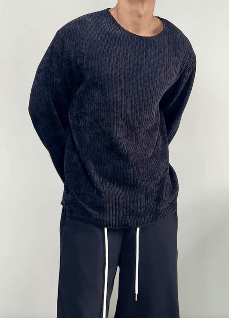 LIGHT WEIGHT WOVEN KNIT ( 2 COLORS )