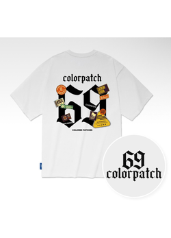 COLOR PATCH T-SHIRTS ( 3 COLORS )
