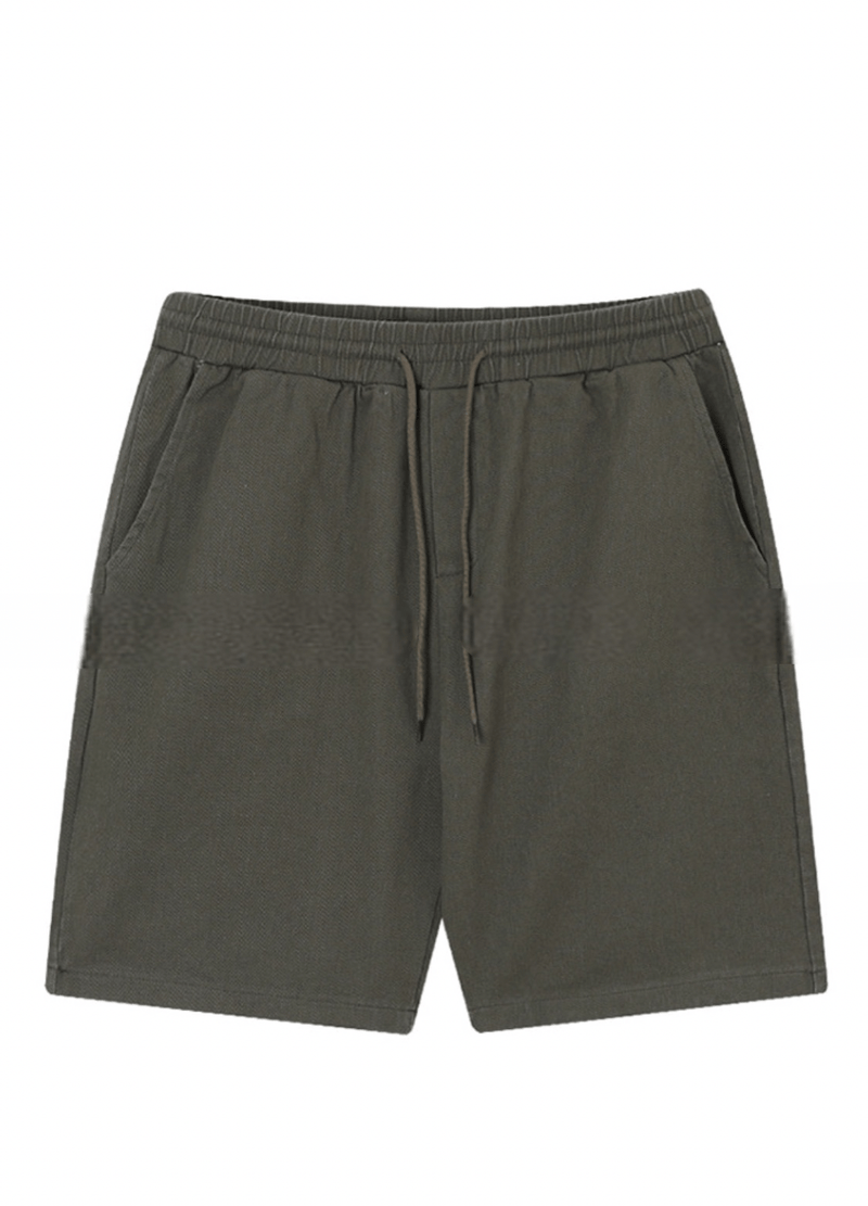 WIDE-FIT COTTON SHORTS  ( 3 COLORS )