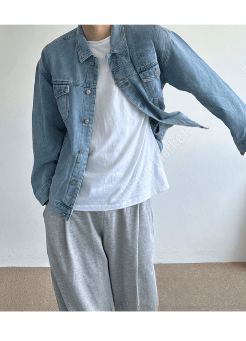 DENIM WASHING JACKET ( 2 COLORS )