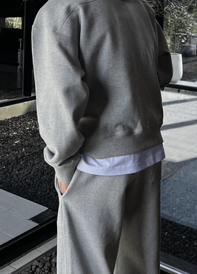 PREMIUM LINE - SUPIMA OVERSIZED FLEECED HOODIE ZIP-UP ( 2 COLORS )