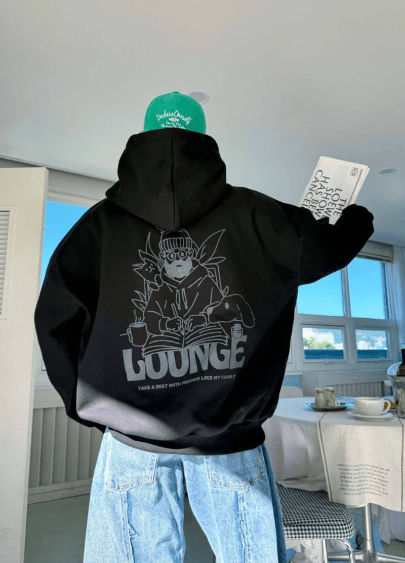 LOUNGE HOODIE ( 2 COLORS )