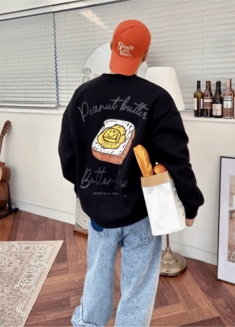 BUTTER & BREAD SWEATSHIRT ( 2 COLORS )