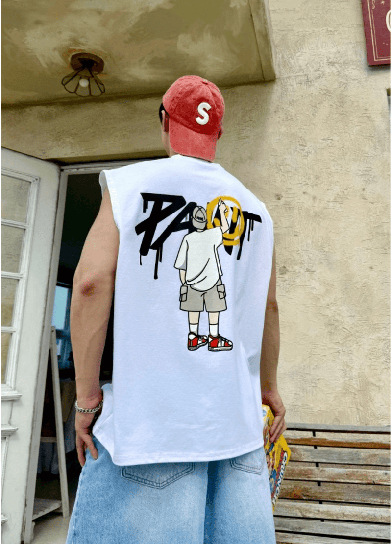 PAINT SLEEVELESS ( 2 COLORS )