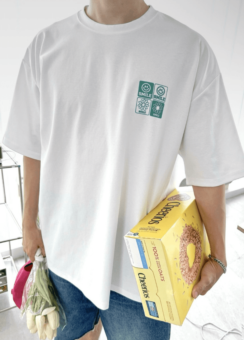 SMILE T-SHIRTS ( 2 COLORS )